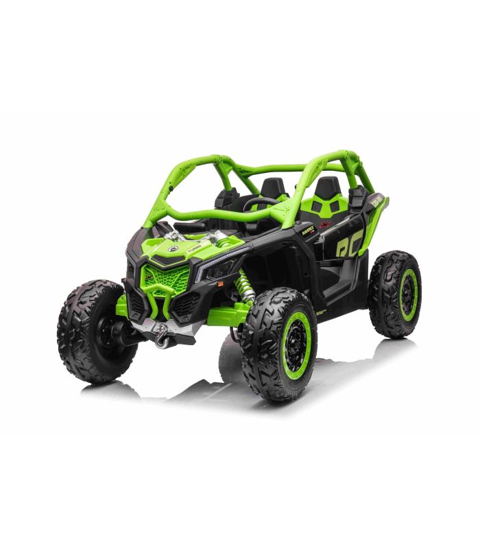 Buggy électrique 2 places 12V Maverick Verte