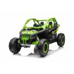 Buggy électrique 2 places 12V Maverick Verte - Pack Luxe