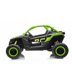 Buggy électrique 2 places 12V Maverick Verte