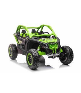 Buggy électrique 2 places 12V Maverick Verte