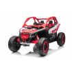 Buggy électrique 2 places 12V Maverick Rouge - Pack Luxe