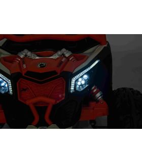 Buggy électrique 2 places 12V Maverick Rouge