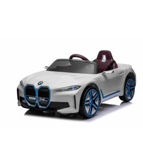Voiture électrique 12V BMW I4 Blanche - Pack Luxe