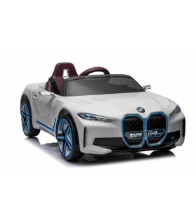 Voiture électrique 12V BMW I4 Blanche - Pack Luxe