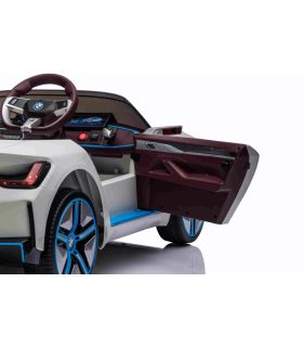 Voiture électrique 12V BMW I4 Blanche - Pack Luxe