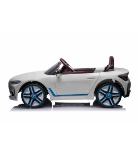 Voiture électrique 12V BMW I4 Blanche - Pack Luxe
