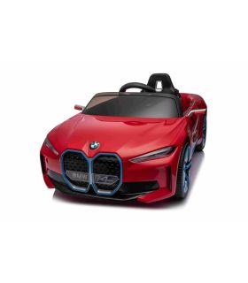 Voiture électrique 12V BMW I4 Rouge - Pack Luxe