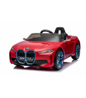 Voiture électrique 12V BMW I4 Rouge - Pack Luxe