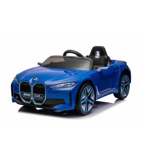 Voiture électrique 12V BMW I4 Bleue - Pack Luxe