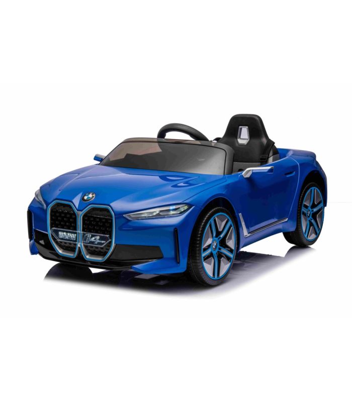 Voiture électrique 12V BMW I4 Bleue - Pack Luxe