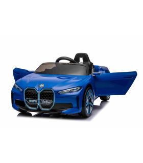 Voiture électrique 12V BMW I4 Bleue - Pack Luxe