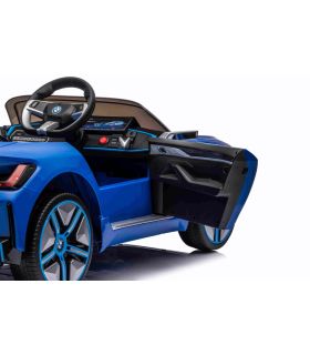 Voiture électrique 12V BMW I4 Bleue - Pack Luxe