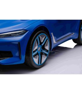 Voiture électrique 12V BMW I4 Bleue - Pack Luxe