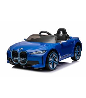 Voiture électrique 12V BMW I4 Bleue - Pack Luxe