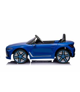 Voiture électrique 12V BMW I4 Bleue - Pack Luxe