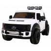 Voiture électrique 2 places 12V Jeep Ford Duty Blanche - Pack Luxe