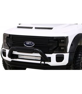 Voiture électrique 2 places 12V Jeep Ford Duty Blanche - Pack Luxe