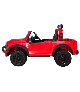 Voiture électrique 2 places 12V Jeep Ford Duty Rouge - Pack Luxe