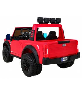 Voiture électrique 2 places 12V Jeep Ford Duty Rouge - Pack Luxe