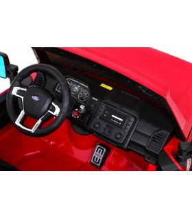 Voiture électrique 2 places 12V Jeep Ford Duty Rouge - Pack Luxe