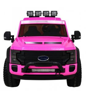 Voiture électrique 2 places 12V Jeep Ford Duty Rose - Pack Luxe