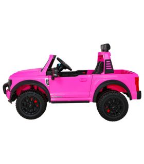 Voiture électrique 2 places 12V Jeep Ford Duty Rose - Pack Luxe