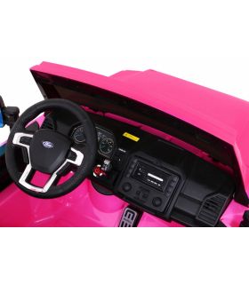 Voiture électrique 2 places 12V Jeep Ford Duty Rose - Pack Luxe