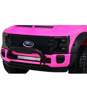 Voiture électrique 2 places 12V Jeep Ford Duty Rose - Pack Luxe