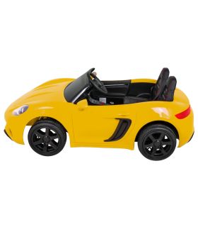 Voiture électrique 2 places 24V Perfecta A021 Jaune - Pack Luxe