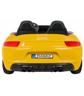 Voiture électrique 2 places 24V Perfecta A021 Jaune - Pack Luxe