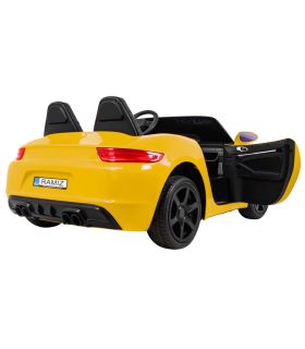 Voiture électrique 2 places 24V Perfecta A021 Jaune - Pack Luxe