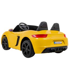 Voiture électrique 2 places 24V Perfecta A021 Jaune - Pack Luxe