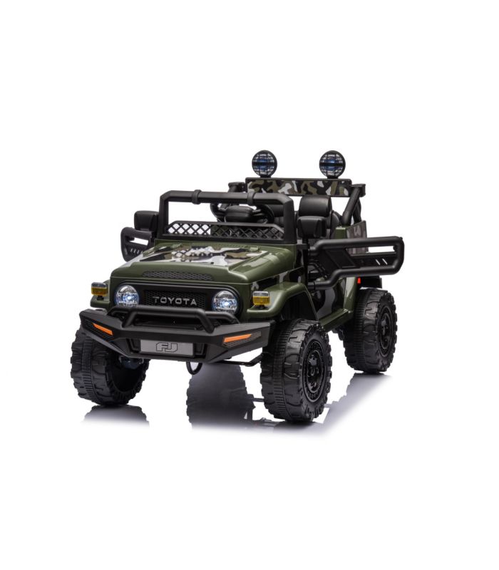 Voiture électrique 12V Toyota FJ Cruiser Militaire - Pack Luxe