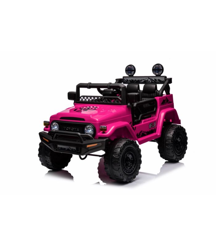 Voiture électrique 12V Toyota FJ Cruiser Rose - Pack Luxe
