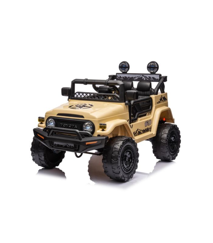 Voiture électrique 12V Toyota FJ Cruiser Beige - Pack Luxe