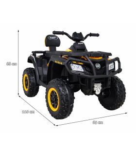 Quad électrique 24V XT-SPEED 4x4 Jaune