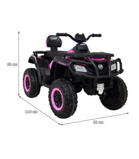 Quad électrique 24V XT-SPEED 4x4 Rose