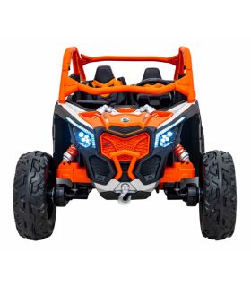 Buggy électrique 2 places 24V Maverick Turbo RR Orange - Pack Luxe