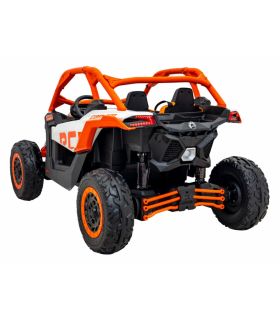 Buggy électrique 2 places 24V Maverick Turbo RR Orange - Pack Luxe