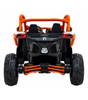Buggy électrique 2 places 24V Maverick Turbo RR Orange - Pack Luxe