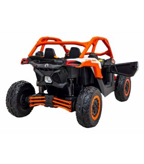 Buggy électrique 2 places 24V Maverick Turbo RR Orange - Pack Luxe