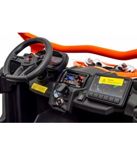 Buggy électrique 2 places 24V Maverick Turbo RR Orange - Pack Luxe