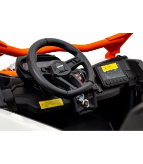 Buggy électrique 2 places 24V Maverick Turbo RR Orange - Pack Luxe