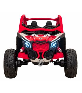 Buggy électrique 2 places 24V Maverick Turbo RR Rouge - Pack Luxe