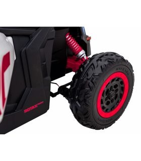 Buggy électrique 2 places 24V Maverick Turbo RR Rouge - Pack Luxe