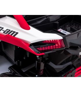 Buggy électrique 2 places 24V Maverick Turbo RR Rouge - Pack Luxe