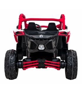 Buggy électrique 2 places 24V Maverick Turbo RR Rouge - Pack Luxe