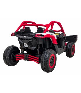 Buggy électrique 2 places 24V Maverick Turbo RR Rouge - Pack Luxe