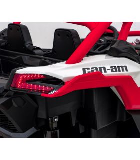 Buggy électrique 2 places 24V Maverick Turbo RR Rouge - Pack Luxe