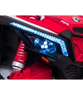 Buggy électrique 2 places 24V Maverick Turbo RR Rouge - Pack Luxe